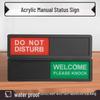 Double-Sided Magnetic Dishwasher Sign: Clean/Dirty Reminder