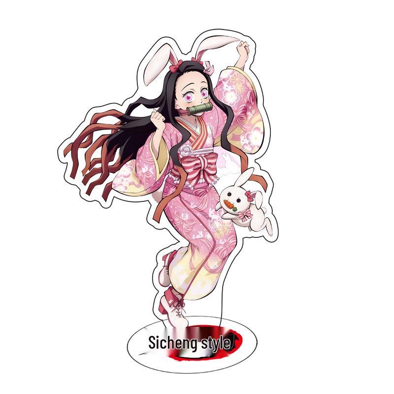 Double-Sided Tanjiro & Nezuko Acrylic Standee - Demon Slayer Lamination process