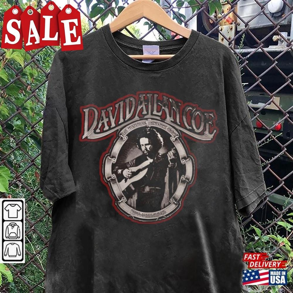 David Allan Coe Short Sleeve Tour T Shirt Full Size S-5XL Unisex T-Shirt