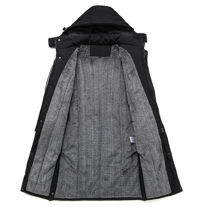 Men's and Women's Winter Coats Sports Velvet Knee-length Cotton Clothes