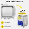 Ultrasonic Cleaner 1.3L Ultrasonic Cleaning Device with Heater Timer 60W