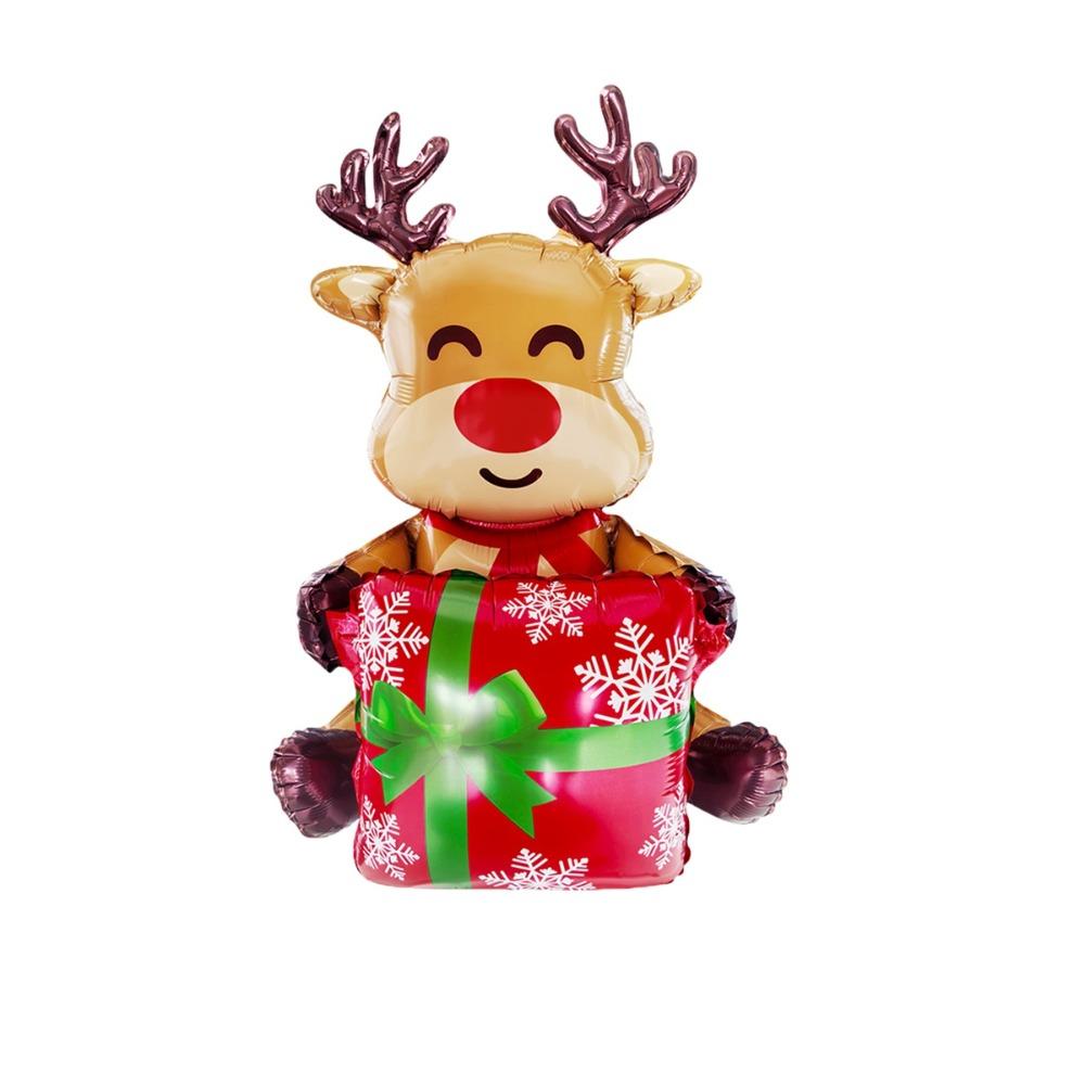 

Gingerbread Man 3D Santa Claus Balloons Merry Christmas Xmas Tree Balloons Easter Gift Elk gift box