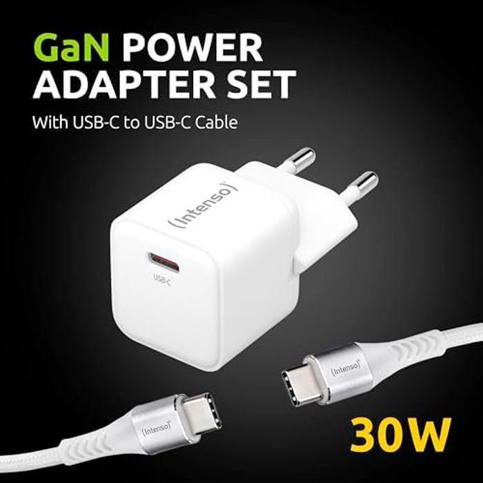 USB nabíječka - INTENSO - W30C - 30W - 3A - USB-C s kabelem v balení