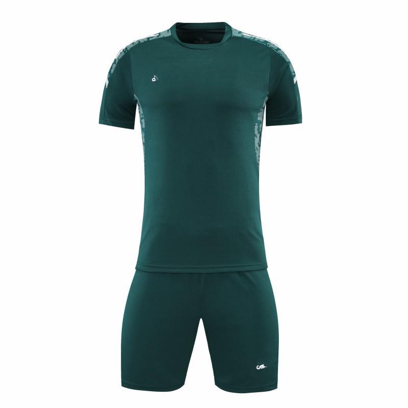 Adult Soccer Jersey Set Short Sleeve Team Uniform Custom Print Number Name Sportswear