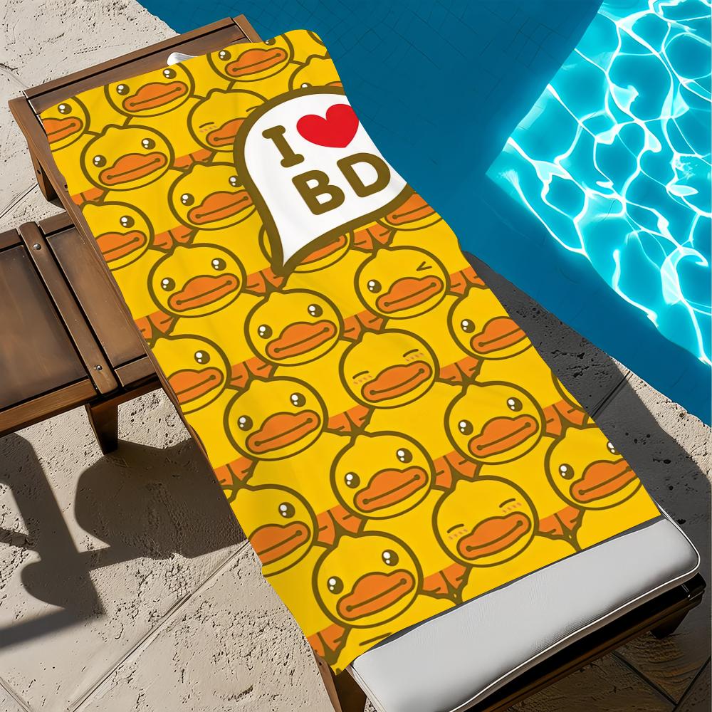 CARTOON b-B-b-D-duck Cute Towel Beach Quick Dry Soft Pool Towels Gift for Travel Gym Shower Camping Sports