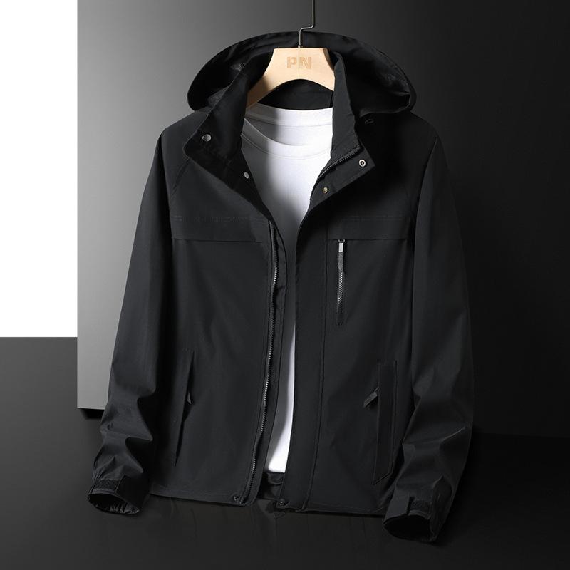 

Stormtrooper Jacket Men s Jacket Detachable Cap Outdoor Plus Plus Oversized Waterproof Casual L