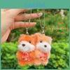Mini Fox Cat And Horse Magnet Plush Key Holder With Soft Fur For Gift And Decoration