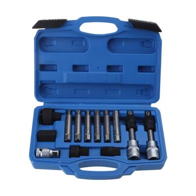 13 Pcs Alternator Engine Auto Tool Set Metal Alloy Alternator Pulley Removal Tool Fitting For Auto Vehicles