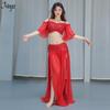 Ensemble d'été sexy à paillettes haut de gamme pour la danse du ventre – Tenue d'entraînement et de spectacle