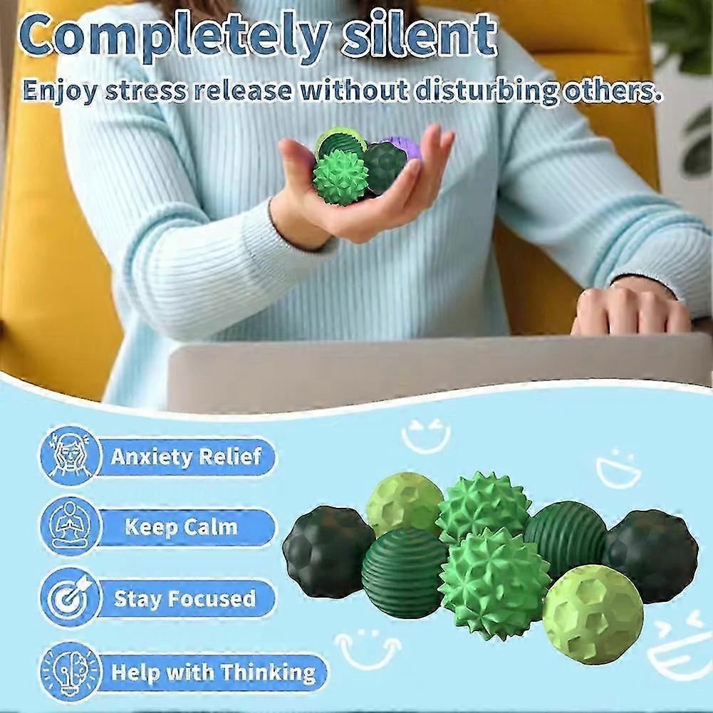 2026 Silikon Magnetische Fidget Massagebälle für Erwachsene & Teenager - Stressabbau, Angstberuhigendes Spielzeug für Schreibtisch, Zuhause & Reisen