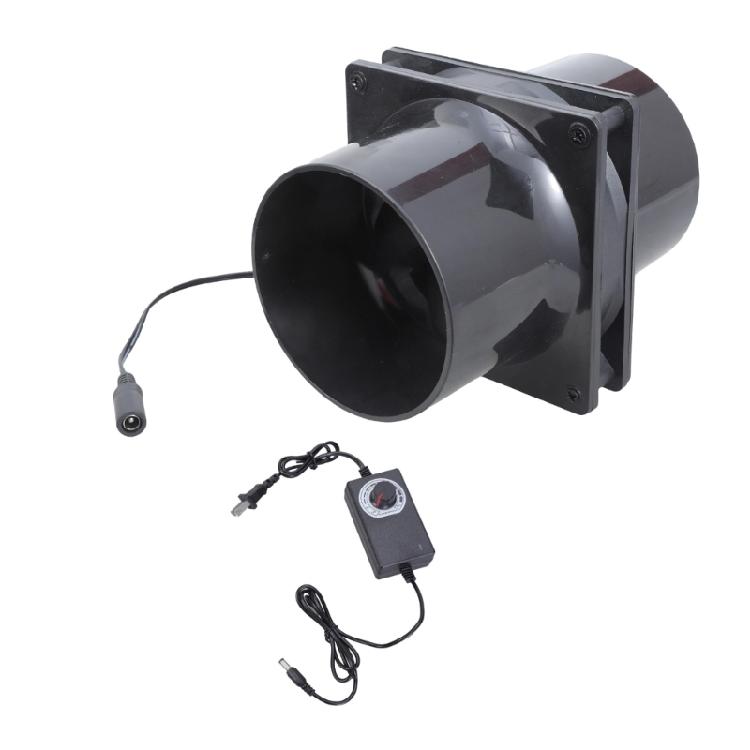 

High Torques 2500RPM Exhaust Fan Blower Including Power Adapter For Plant Tents Electronics Cooling Humidity Control 1