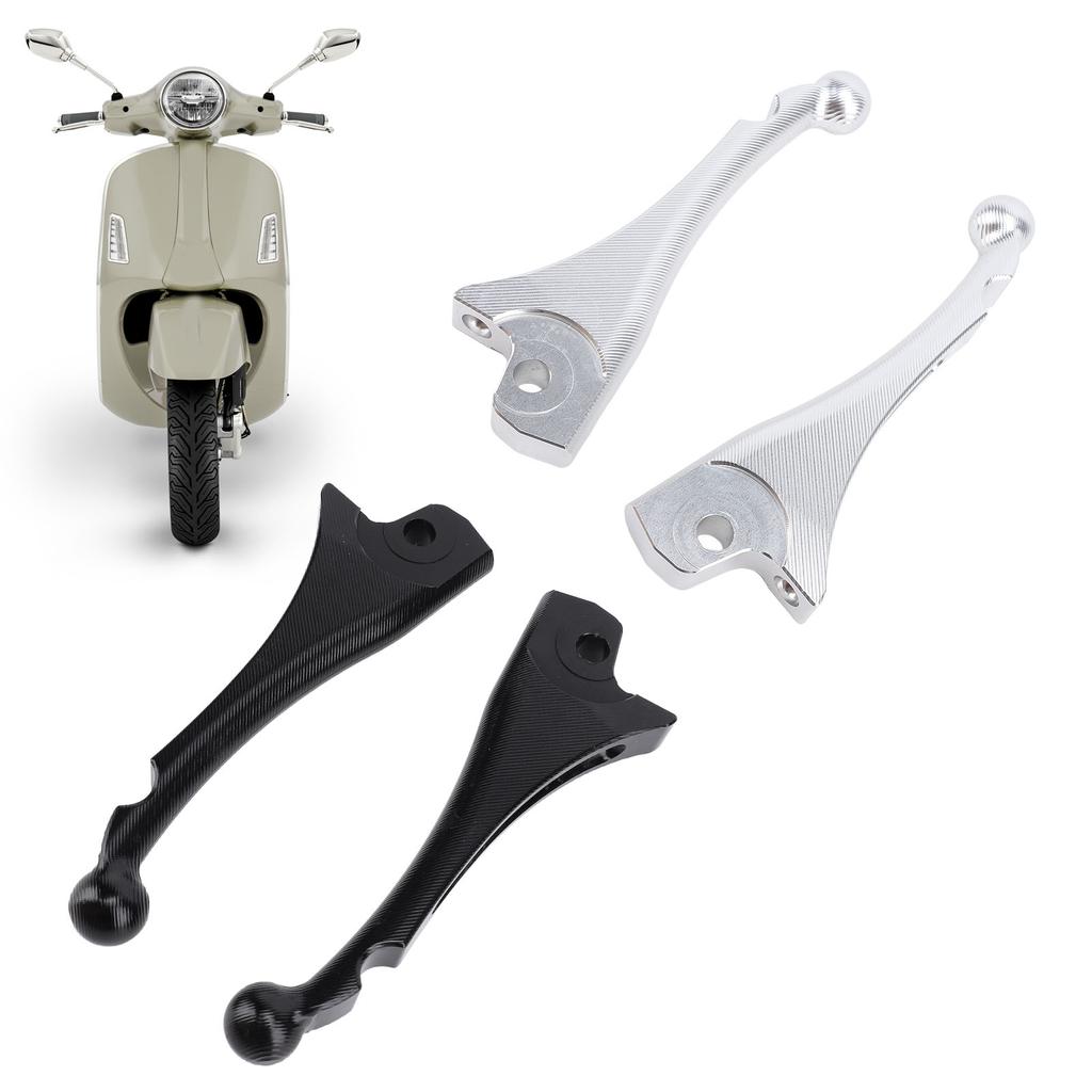 8mm Motorcycle Brake Lever Clutch Lever Kit Aluminum Alloy Anti Slip Texture Handle Short Brake Clut