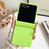 Fashion Dopamine Candy Color Hinge Phone Case for Samsung Galaxy Z Flip 8 7 6 5 Flip 4 3 5G Matte Protection Hard Plastic Cover