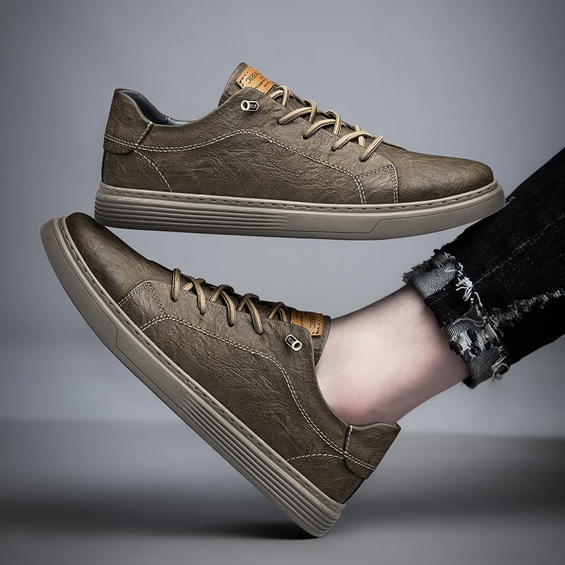 Fashion New Design Mens Casual Shoes Versatile Outdoor Sneakers Fashion Driving Walking Shoes Skateboard Footwear Soft Male Oxford Shoes