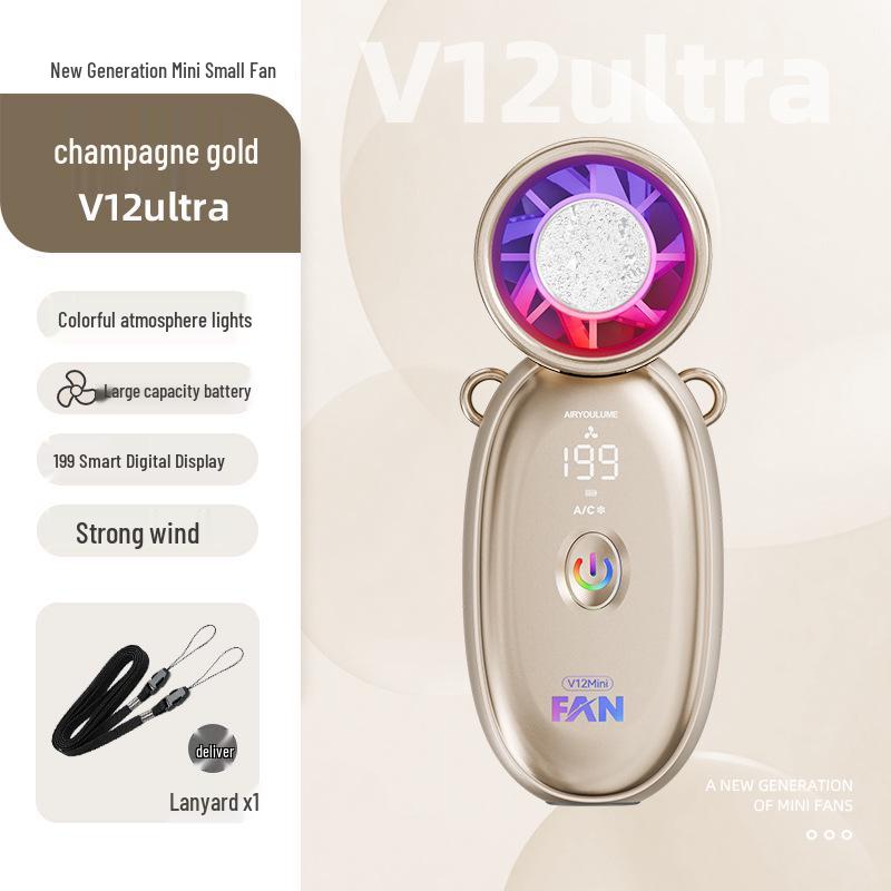 

Portable Handheld Turbo Fan with USB Rechargeable Long-Lasting Battery 39x49x109mm