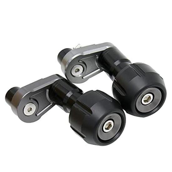 

YUANYE Frame Sliders and Fairing Guards for Ninja 400 and Ninja Aluminum Alloy Adhesive 250, Anti-Tip (Gray) серый