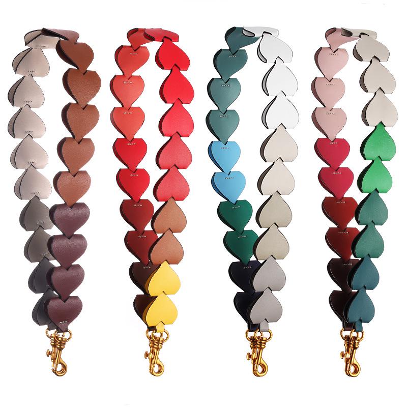 

Heart-Shaped Rainbow Crossbody Strap - Love Heart Shoulder Bag Accessory