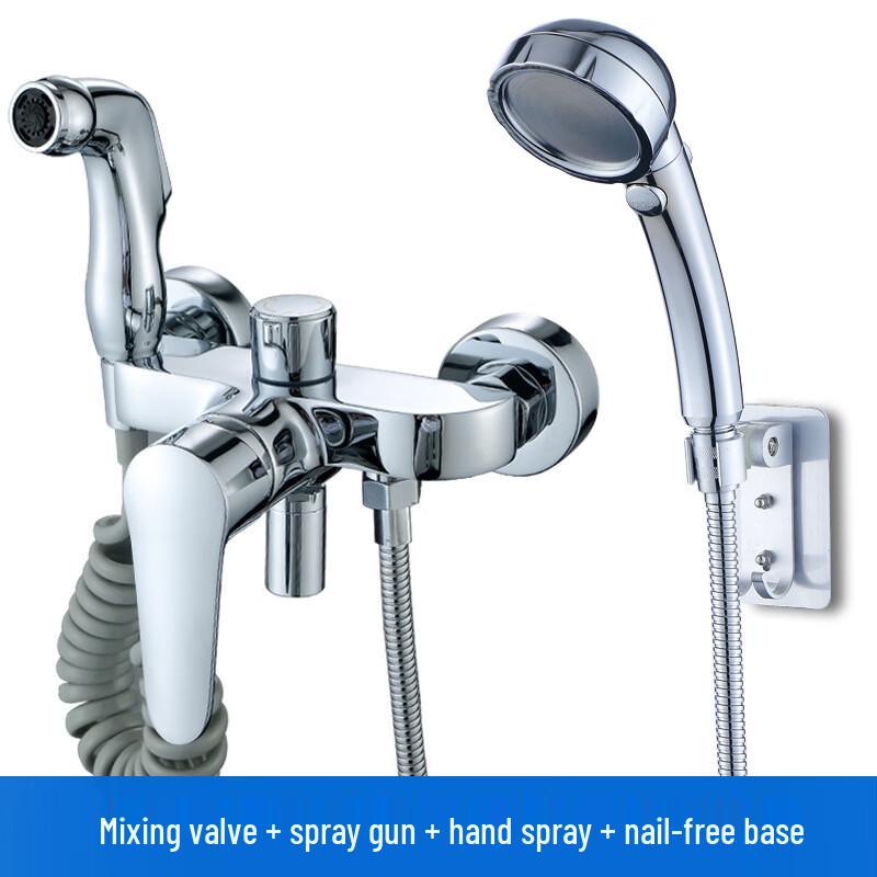 TLXT Dual-Outlet Wall-Mounted Shower Mixer with Spray