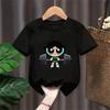 Girls Super Powerful Blouse Training Streetwear Tshirt Kids Shirt Academy Fitness Tshirt