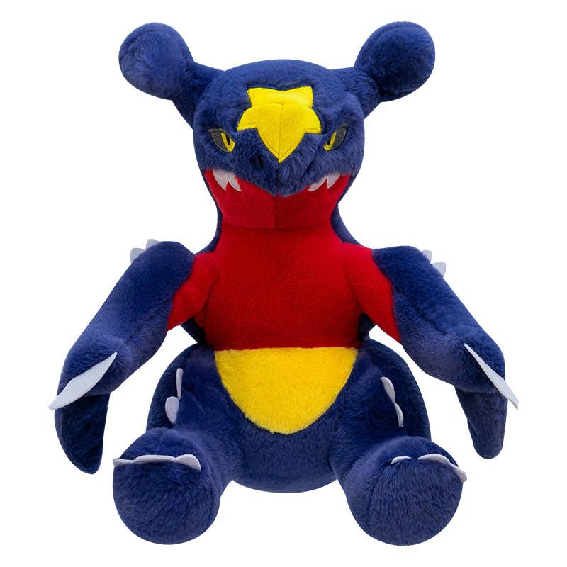 Toy Plush Garchomp With Pp Cotton And Embroidery Design For Gift Kids