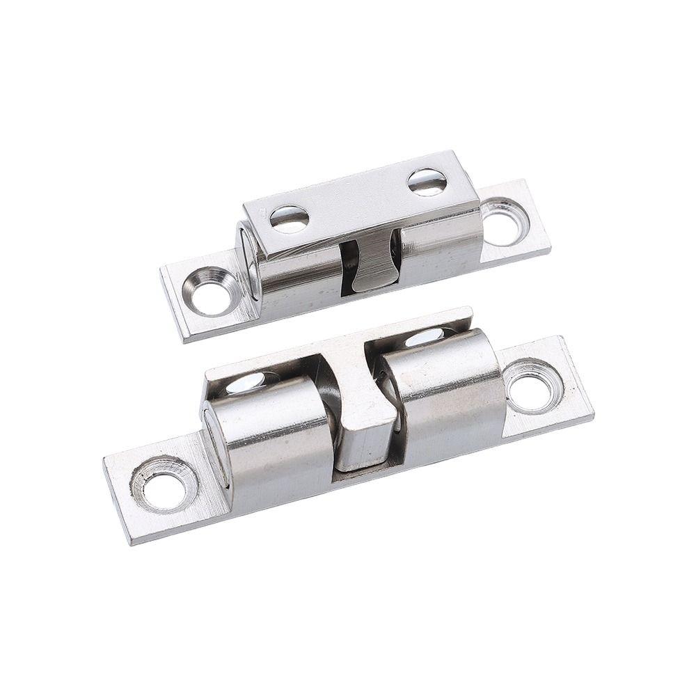 1Pcs Double Spring Steel Ball Bead Lock Brass Copper 40/50/60/70mm Door Bumper Damper Buffer Closet Tension Latch
