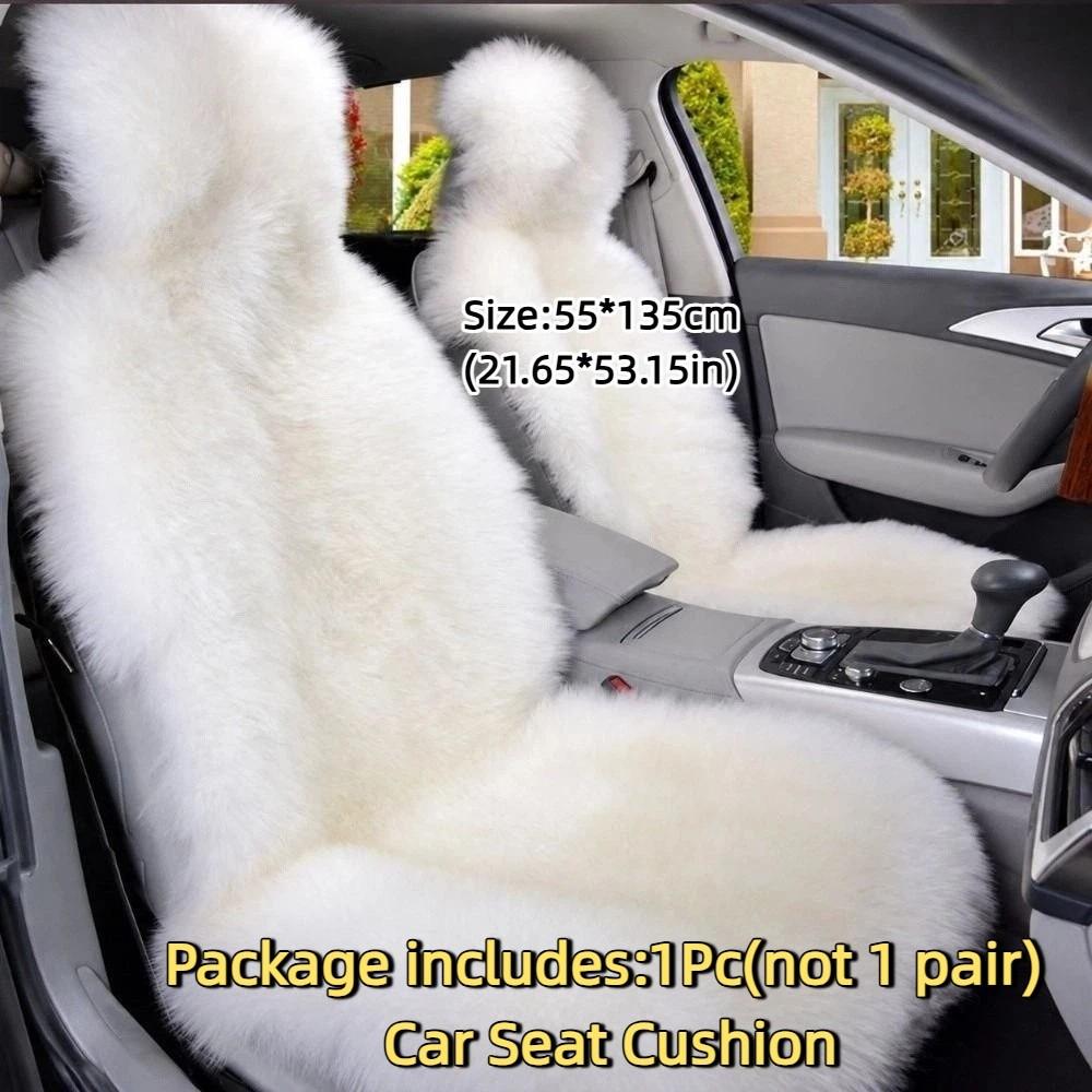 Soft Faux Fur Car Seat Cover Thickened Seat Protective Cushion Car Seat Cushion Car Front Seat