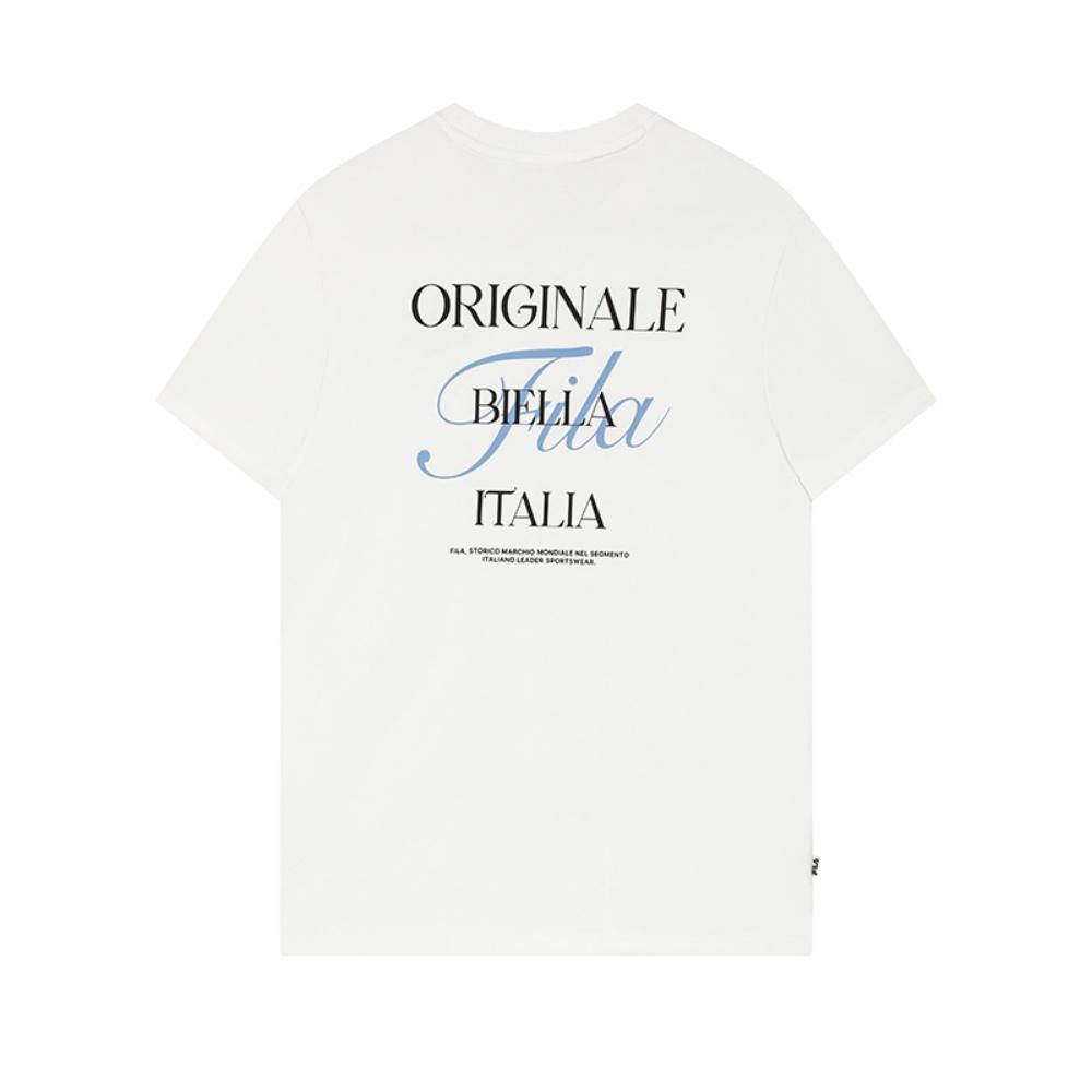 

New FILA ORIGINALE T Shirt Men s Cloud White F11M529108F-WT S(165/88A)