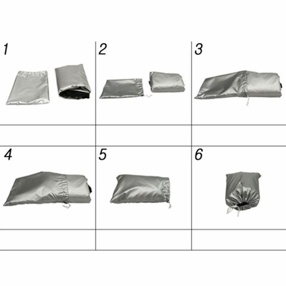 Portable Nylon  Folding Anti Rain Dust Shield Prevent Frost Sun Shade  Motorcycle Cover