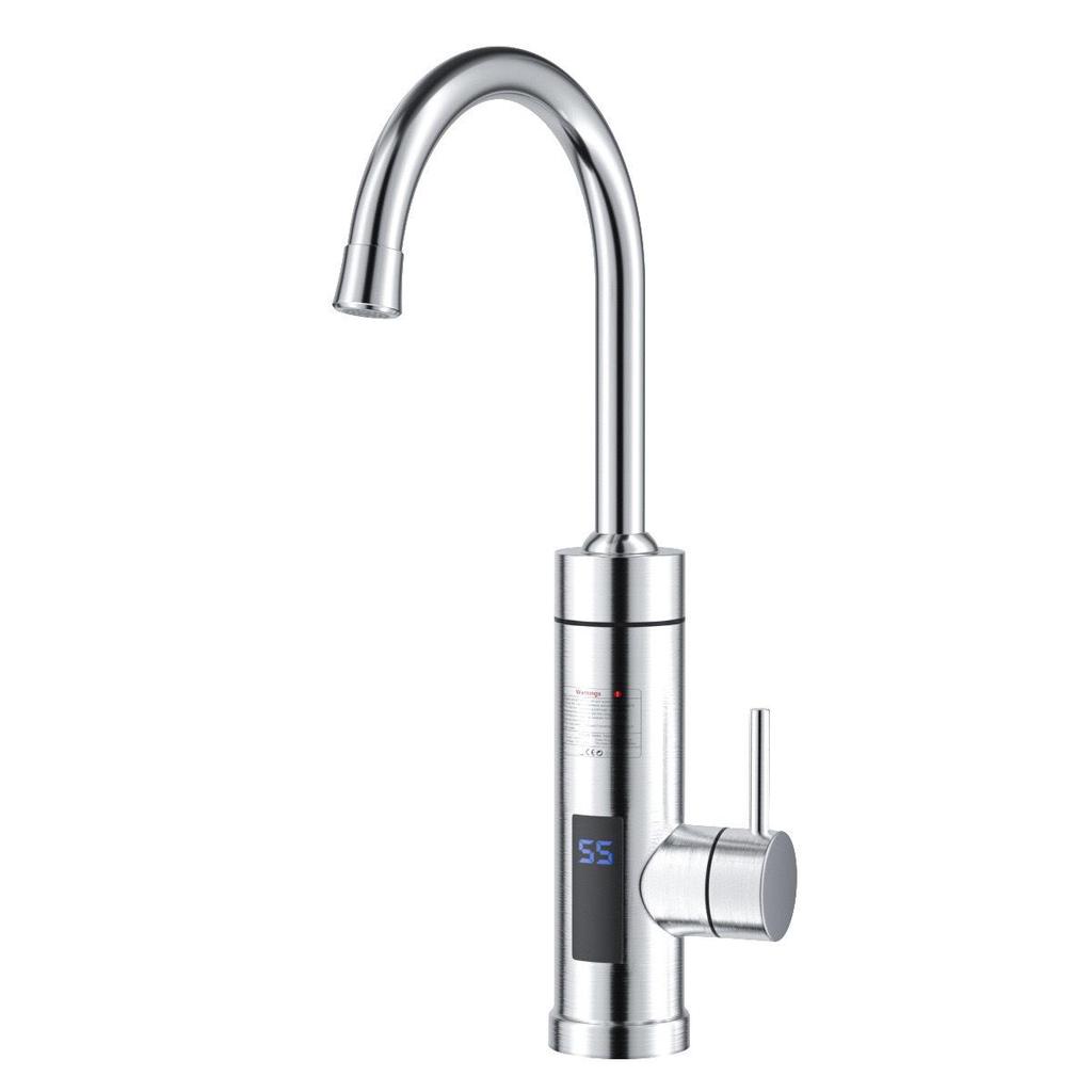 Instant Heat Dual-Use Stainless Steel Electric Water Faucet with Smart Display