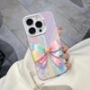 Colorful Bow Case Phone Case For IPhone 17 Air 16 16e 15 14 13 12 11 Pro Max 8 7 Plus Chiffon Texture Back Cover