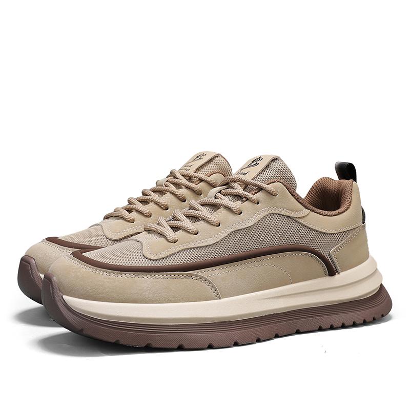 Fashion Anti Slip Sports Male Sneakers Breathable Treking Footwear Versatile Travel Trainers Walking Shoes Leisure Walk Men Casual Shoes