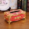 Elegant Tissue Box Cover Chic Napkins Case Holder Hotel Home Desktop Organizer