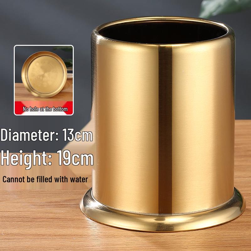 Stainless Steel and Bamboo Skewer & Chopstick Holder