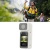 2.7K Action Camera Wrable Sports Camera POV Thumb Video Camcorder with 180 Degree Rotating Lens Magnetic Pendant for Work Travel Pet Walking