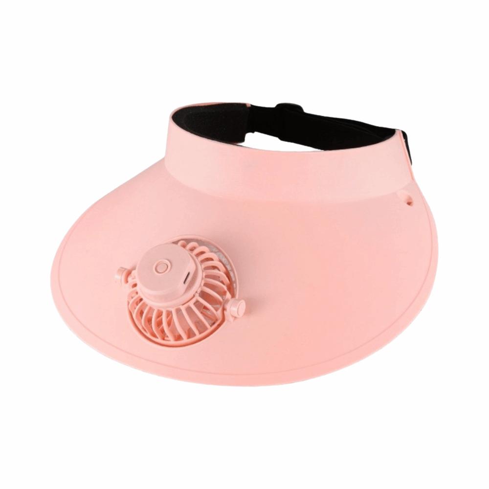 Built-in Fan Empty Top Cap Three Temp Settings Sun Hats New Cooling Fan Hat Sports Events