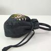 Ethnic Style Embroidery Flower Handbag Satin Silk Small Purse Wallet Hanfu Drawstrings Bag  Daily