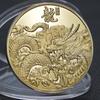 Coins for the the Year of the Loong, Gold and Silver Plated Commemorative Coins, Commemorative Medals, Fortune Coins, Lucky Coins