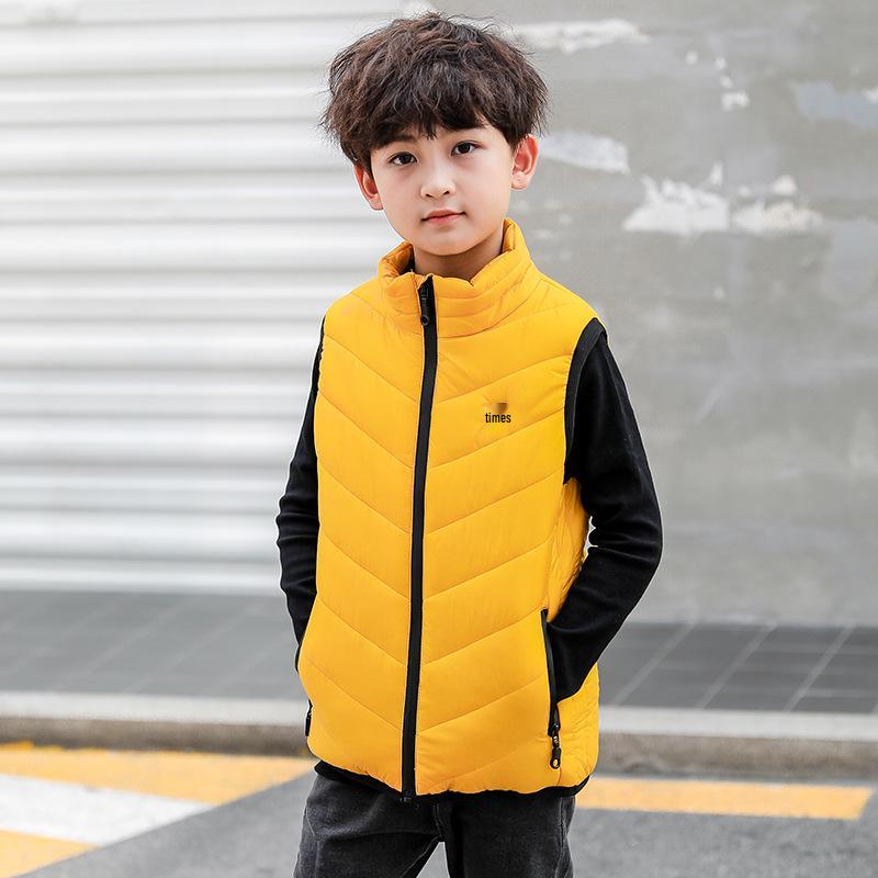 Smart USB Heated Cotton Vest for Kids - Electric Temperature-Controlled Warm Coat