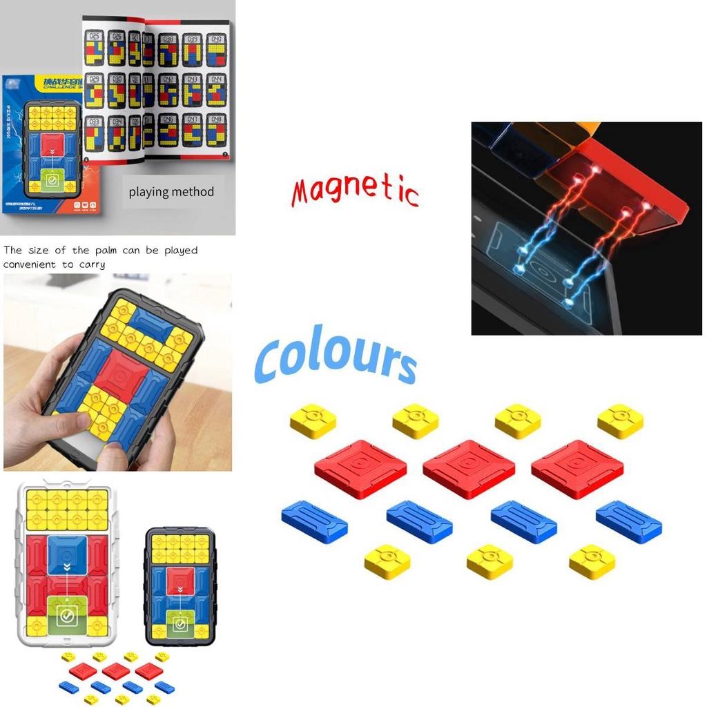 Huarong Road Sliding Puzzle Brain Teaser Toy For Kids