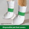 One Time Waterproof and Non Shedding Small Dog Foot Cover for Going Out To Prevent Dirt