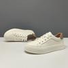 Leather Board Shoes High-end Lace-up Free Light Luxury Lazy Shoes