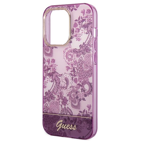 Guess Guhcp14Xhgplhf Iphone 14 Pro Max6,7 Fuksja/Fuschia Hardcase Porcelain Collection