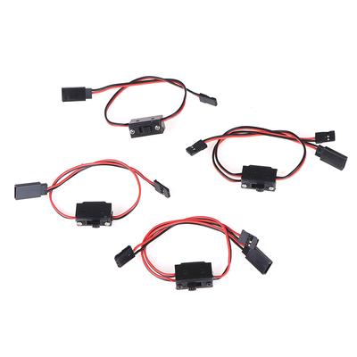 1Pcs Rc Switch Jr Futaba Connector On- Off With Spare Male Plug