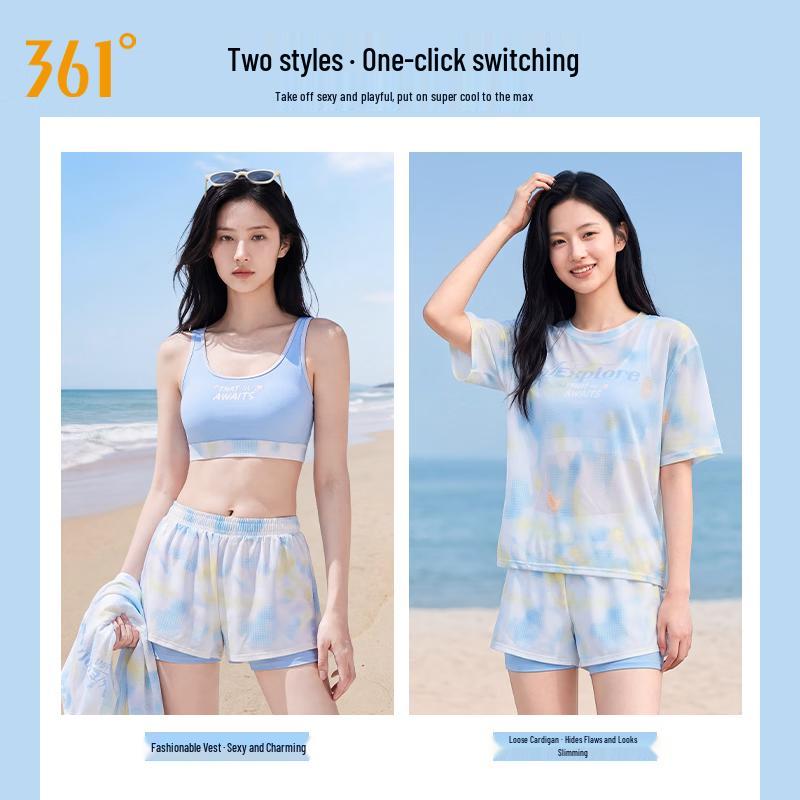 361° Women's Plus Size Split Three-Piece Swimsuit