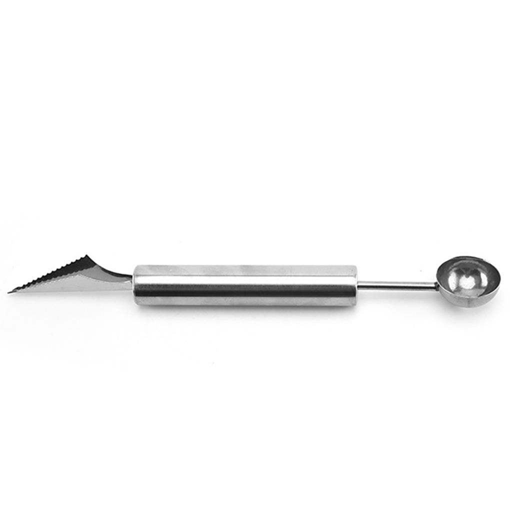 Багатоцільова ложка для вирізання кульок кавунового морозива, слайсер для фруктової тарілки, нержавіюча сталь, кухонні гаджети, інструмент для вирізання