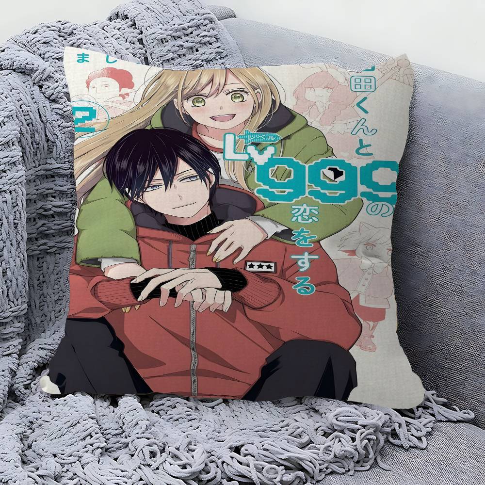Anime My Love Story With Yamadakun At Lv Lucky Dragon pillow cover sofa cushion cover home room decoration children gift