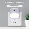 Mini Cute Wall Plug-in LED Night Light Auto Sensor Bedside Lamp For Bedroom Kid's Room Hallway Corridor Stairs EU/US 110V 220V