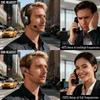 DBS Smart Noise-Canceling Single Ear-Hook Headphones for Truck Drivers: AI-Enhanced Calls, HD Audio, Long Standby.