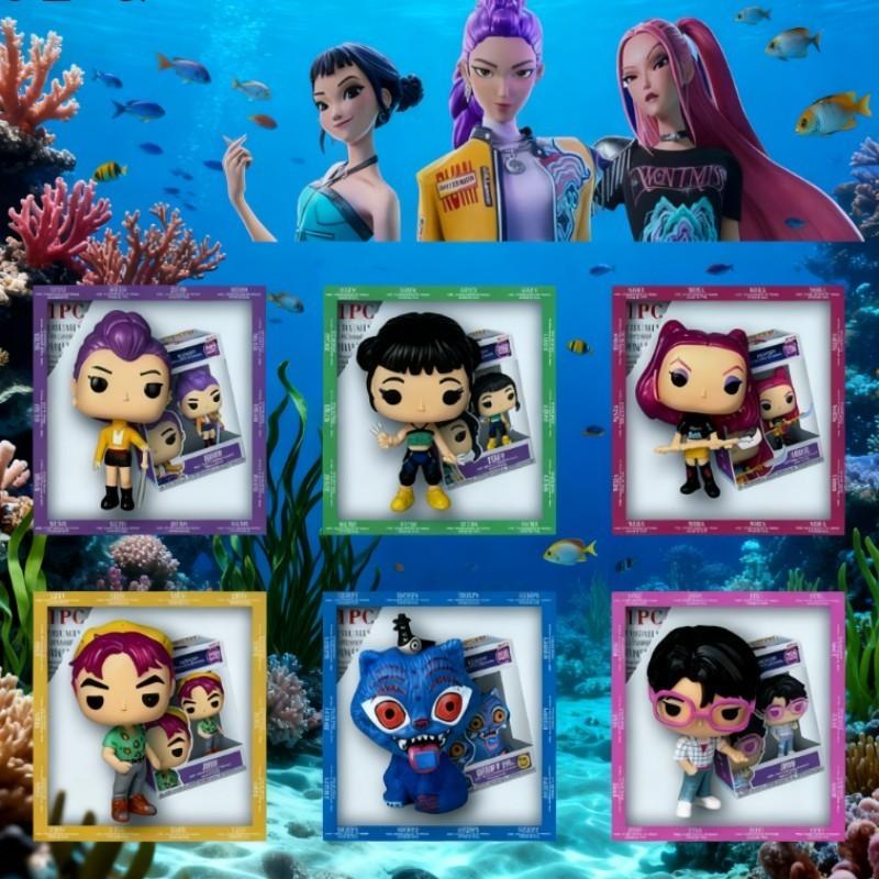 Silikon Derpy Anime Sammlermodell – KPop x Demon Slayer Zoey Rumi Mira Jinu Figur, Limitierte Geschenkidee für Erwachsene Kinder