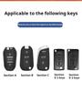 Zinc Alloy Leather Remote Shell Key Case Fob Cover Skin Holder For Peugeot 208 2008 308 3008 508 408 307 4008 RCZ 5008 301 407